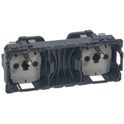 Legrand 067124 Enchufe doble gris - Toma de corriente Legrand 067124 Enchufe doble gris - Toma de corriente