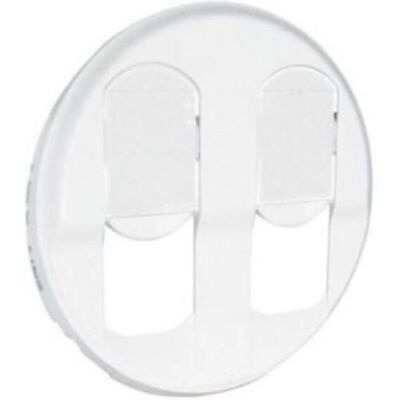 Legrand 068252 Placa de pared - Cubierta doble RJ45 - Blanco Legrand 068252 Placa de pared - Cubierta doble RJ45 - Blanco