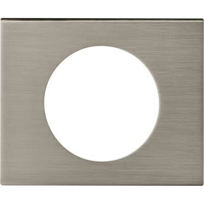 Placca in Acciaio Inox Satinato 1 Posto - Grigio - Legrand Placca in Acciaio Inox Satinato 1 Posto - Grigio - Legrand