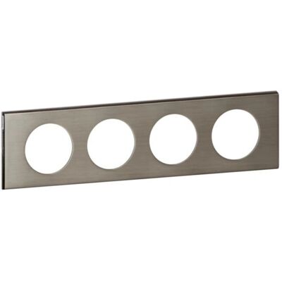 Legrand 069104 Plaque Murale Inox - Couverture d'Interrupteur - Publicité Legrand 069104 Plaque Murale Inox - Couverture d'Interrupteur - Publicité
