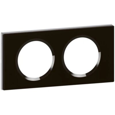 Legrand 069302 Plaque Murale/Couvercle d'Interrupteur - Verre Noir Double - Plaque Murale/Interrupteur - Publicité Legrand 069302 Plaque Murale/Couvercle d'Interrupteur - Verre Noir Double - Plaque Murale/Interrupteur - Publicité