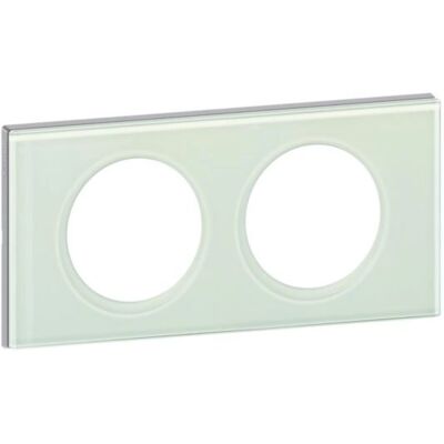 Legrand 069312 Placca doppia Kaolin - Vetro - IP20 - Copertura interruttore Legrand 069312 Placca doppia Kaolin - Vetro - IP20 - Copertura interruttore