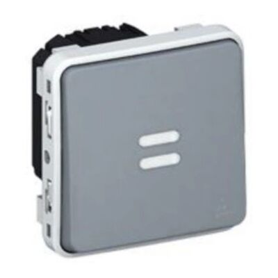 Legrand 069504 Interrupteur lumineux - Temporisateur, Gris - Interrupteur - Publicité Legrand 069504 Interrupteur lumineux - Temporisateur, Gris - Interrupteur - Publicité