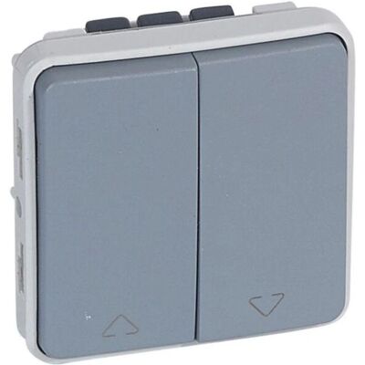 Legrand 069538 Gris Double Push-Button Light Switch - Light Switch Legrand 069538 Gris Double Push-Button Light Switch - Light Switch