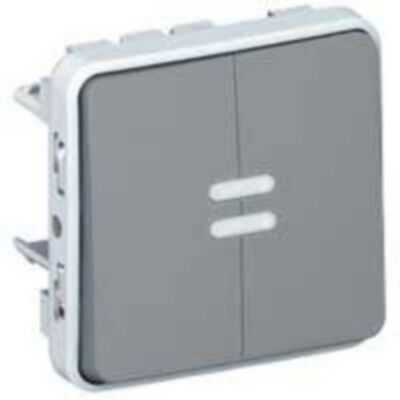 Legrand 069546 Interrupteur Lumineux - Double Éclairage - Publicité Legrand 069546 Interrupteur Lumineux - Double Éclairage - Publicité
