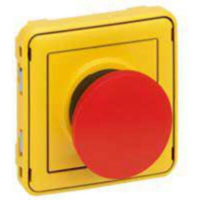 Interruptor de Luz Legrand 069547 - Botón de Emergencia - Gris/Amarillo Interruptor de Luz Legrand 069547 - Botón de Emergencia - Gris/Amarillo
