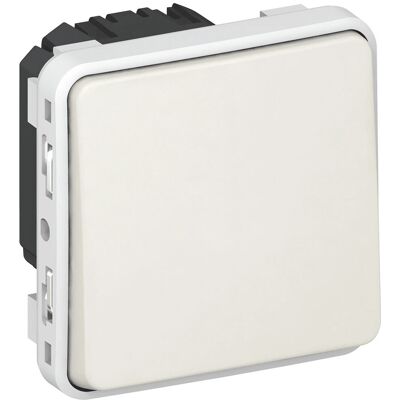 Legrand 069611 Elektrischer Schalter - IP55, 10A - Weiß Legrand 069611 Elektrischer Schalter - IP55, 10A - Weiß