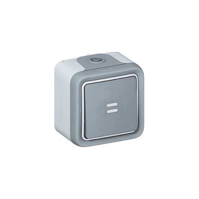 Legrand 069712 Grauer Lichtschalter - IP55 Feuchtraum Schalter Legrand 069712 Grauer Lichtschalter - IP55 Feuchtraum Schalter