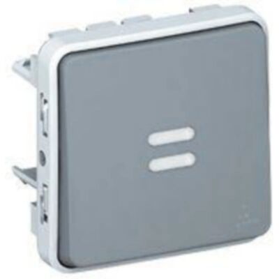 Interruptor de luz gris Legrand 069928 - A prueba de agua Interruptor de luz gris Legrand 069928 - A prueba de agua