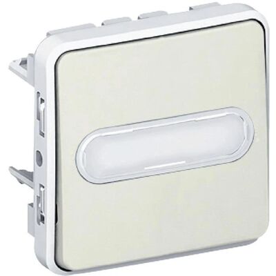 Legrand Plexo Bouton Poussoir Blanc - Interrupteur de surface - Publicité Legrand Plexo Bouton Poussoir Blanc - Interrupteur de surface - Publicité