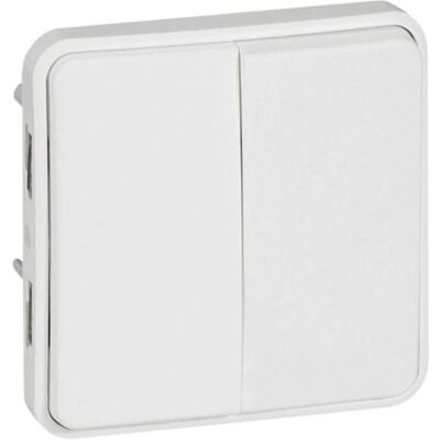 Legrand 070726 Interrupteur Blanc 2 Voies - interrupteur lumineux - Publicité Legrand 070726 Interrupteur Blanc 2 Voies - interrupteur lumineux - Publicité
