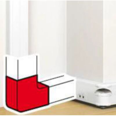 Legrand 075643 Blanc Coin de goulotte 90° - Accessoire - Publicité Legrand 075643 Blanc Coin de goulotte 90° - Accessoire - Publicité