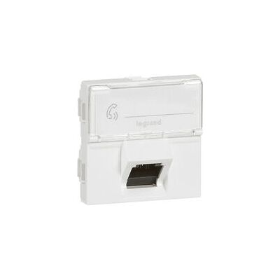 Legrand 076508 Nätverksuttag RJ-45 - Vit - Klass 6A Legrand 076508 Nätverksuttag RJ-45 - Vit - Klass 6A