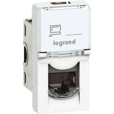 Legrand 076563 Weiß Mosaic RJ45 Steckdose - Netzwerkanschluss Legrand 076563 Weiß Mosaic RJ45 Steckdose - Netzwerkanschluss