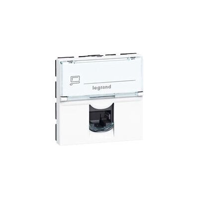 Legrand RJ45 Netzwerkdose - 2 Module, Weiß - Daten Netzwerkanschluss Legrand RJ45 Netzwerkdose - 2 Module, Weiß - Daten Netzwerkanschluss