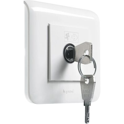 Legrand 076630 Interruptor de llave para iluminación de seguridad Legrand 076630 Interruptor de llave para iluminación de seguridad