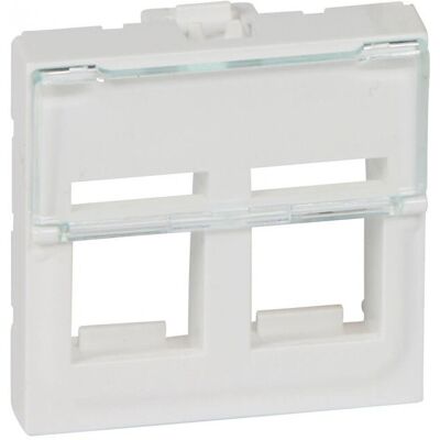 Legrand 078610 Väggplatta - RJ45 Datautgång - Vit Legrand 078610 Väggplatta - RJ45 Datautgång - Vit