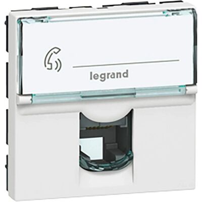 Legrand Legrand 078732 Weiß RJ12 2m Telefonstecker - Telefonhalterung Legrand Legrand 078732 Weiß RJ12 2m Telefonstecker - Telefonhalterung