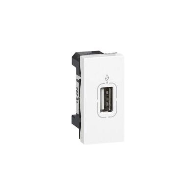Toma USB Legrand 078761 - Blanco - Datos y energía Toma USB Legrand 078761 - Blanco - Datos y energía
