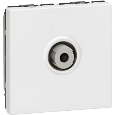 Legrand 078780 Weiße Mosaic TV Buchse - TV Antennendose, 2 Module Legrand 078780 Weiße Mosaic TV Buchse - TV Antennendose, 2 Module