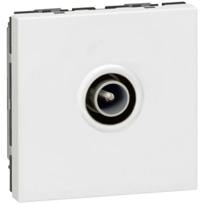 Legrand 078782 Prise TV Blanche 2 Modules - Publicité Legrand 078782 Prise TV Blanche 2 Modules - Publicité