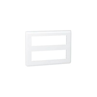 Legrand 078837 Plaque Murale - 2x8 Modules - Blanc - Publicité Legrand 078837 Plaque Murale - 2x8 Modules - Blanc - Publicité