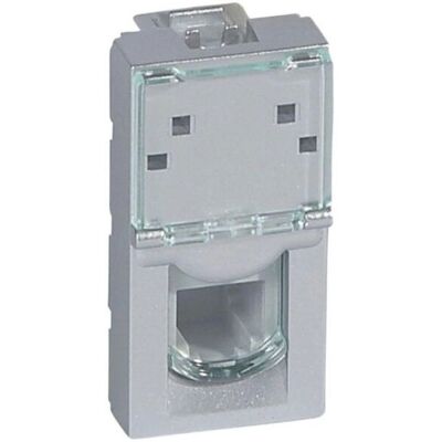 Legrand 079231 Aluminiums RJ11 Steckdose - Steckdose Legrand 079231 Aluminiums RJ11 Steckdose - Steckdose