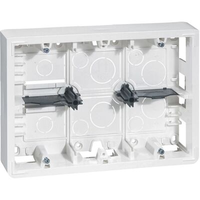 Boîte électrique Legrand 080276 - Blanc, Modulaire, Usage intérieur - Publicité Boîte électrique Legrand 080276 - Blanc, Modulaire, Usage intérieur - Publicité