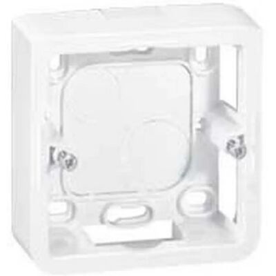 Legrand Weiße Mosaic Oberflächenbox 2 Module - 30mm Tiefe Legrand Weiße Mosaic Oberflächenbox 2 Module - 30mm Tiefe