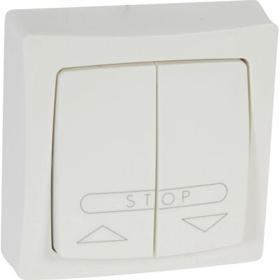 Interrupteur électrique blanc Legrand 086010 - IP2X antistatic - Publicité Interrupteur électrique blanc Legrand 086010 - IP2X antistatic - Publicité