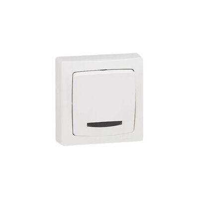 Legrand 086017 Interruptor doble vía blanco - Interruptor eléctrico Legrand 086017 Interruptor doble vía blanco - Interruptor eléctrico