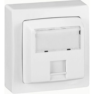 Legrand 086044 Toma RJ45 C6 UTP de Superficie - Red de Datos Legrand 086044 Toma RJ45 C6 UTP de Superficie - Red de Datos