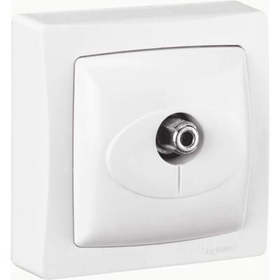 Legrand 086053 Steckdose - Weiß - TV F Typ, Schraubbefestigt, Komplett Wandmontage Legrand 086053 Steckdose - Weiß - TV F Typ, Schraubbefestigt, Komplett Wandmontage