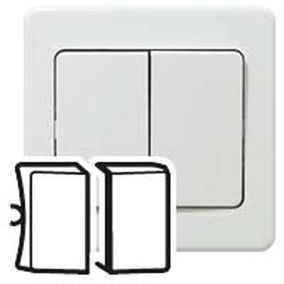 Legrand 086505 Enjoliveur blanc pour double contrôle lumière - Enjoliveur de lumière - Publicité Legrand 086505 Enjoliveur blanc pour double contrôle lumière - Enjoliveur de lumière - Publicité