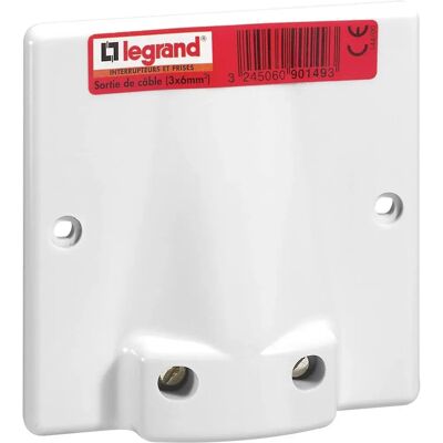 Legrand Modelo 090149 Salida de Cable - 95x95mm, 20/32A, Cuadrada, Empotrada Legrand Modelo 090149 Salida de Cable - 95x95mm, 20/32A, Cuadrada, Empotrada