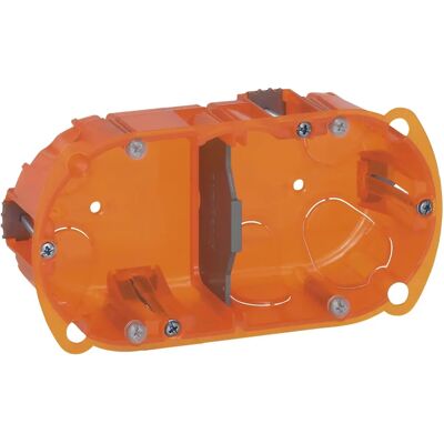 Caja multi-material Legrand Batibox - 2 estaciones - 40mm Caja multi-material Legrand Batibox - 2 estaciones - 40mm