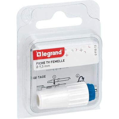 Legrand 9,52 mm Koaxial Antennenstecker Legrand 9,52 mm Koaxial Antennenstecker
