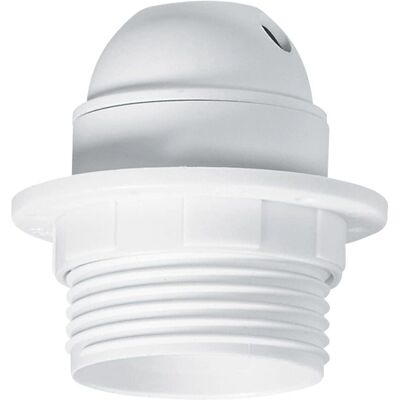Legrand E27 Fassung - Seitlicher Drahtausgang, 150W, Weiß Legrand E27 Fassung - Seitlicher Drahtausgang, 150W, Weiß