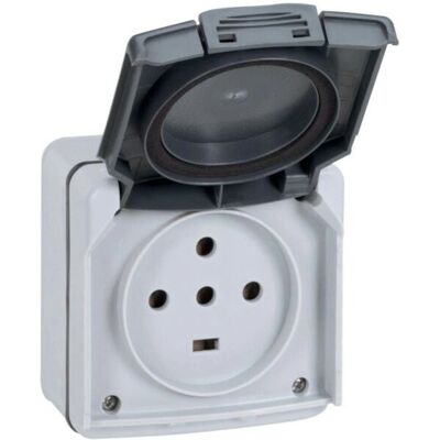 Legrand 091437 Prise - 20A, Gris - IP44 - Publicité Legrand 091437 Prise - 20A, Gris - IP44 - Publicité