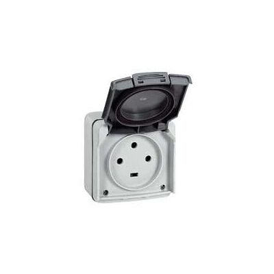 Legrand 091656 Enchufe - Impermeable, Superficie, 20A Legrand 091656 Enchufe - Impermeable, Superficie, 20A