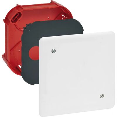 Legrand Verbindingsdoos - 120x120x40 mm - Voor massieve muren Legrand Verbindingsdoos - 120x120x40 mm - Voor massieve muren