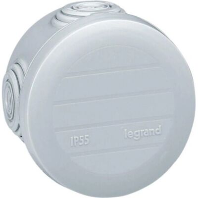 Legrand 092001 Elektrische Verteilerdose - IP55, 4 Anschlüsse, Grau Legrand 092001 Elektrische Verteilerdose - IP55, 4 Anschlüsse, Grau
