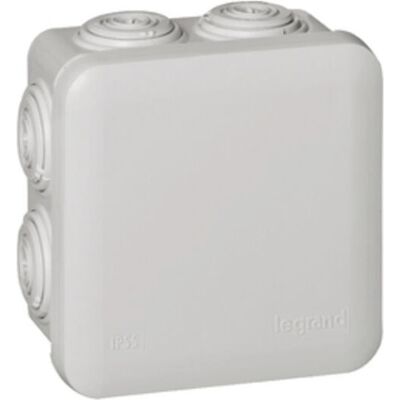 Legrand 092012 Schaltkasten - IP55, 7 Anschlüsse, Grau Legrand 092012 Schaltkasten - IP55, 7 Anschlüsse, Grau
