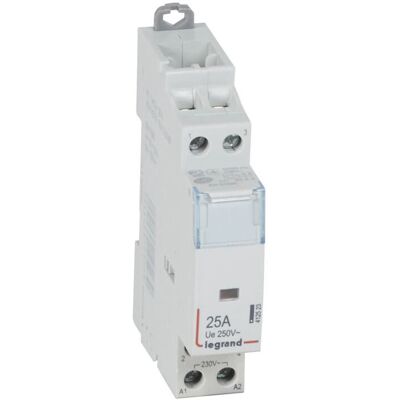 Interruptor eléctrico Legrand 092702 - Contacto bipolar 230V - Gris, Blanco Interruptor eléctrico Legrand 092702 - Contacto bipolar 230V - Gris, Blanco
