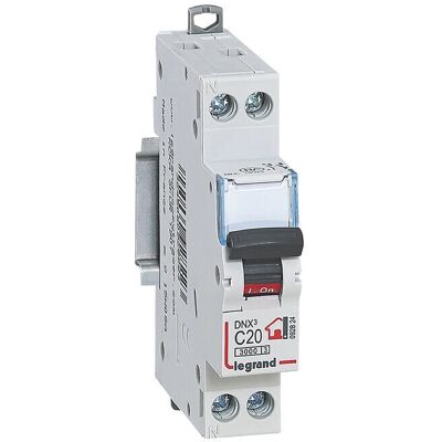 Legrand 092824 Interrupteur Automatique - 20A Mono + Neutre - Rail DIN - Publicité Legrand 092824 Interrupteur Automatique - 20A Mono + Neutre - Rail DIN - Publicité