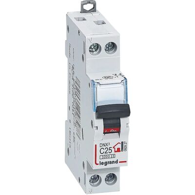 Legrand LEG92827 Disjoncteur DNX 4500 U+N 230 V 25 A - Publicité Legrand LEG92827 Disjoncteur DNX 4500 U+N 230 V 25 A - Publicité