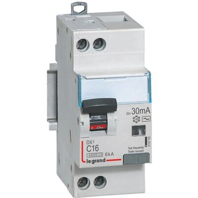 Legrand - 092835 - DNX 4500 - 16A 30mA AC - Disjoncteur - Publicité Legrand - 092835 - DNX 4500 - 16A 30mA AC - Disjoncteur - Publicité
