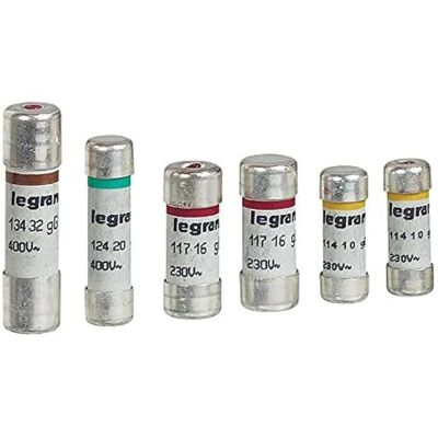 Conjunto de Fusibles Variados con Luz Indicadora Legrand Conjunto de Fusibles Variados con Luz Indicadora Legrand