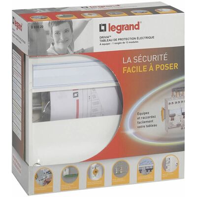Legrand 093020 Panel Eléctrico - 13 Módulos - Blanco Legrand 093020 Panel Eléctrico - 13 Módulos - Blanco