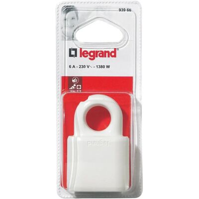 LEGRAND 93966 Prise 2 Broches 6A Blanche - Publicité LEGRAND 93966 Prise 2 Broches 6A Blanche - Publicité